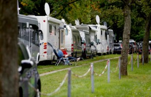 Übernachten auf dem Caravan Salon ist mit dem eigenen Fahrzeug möglich. Foto: Messe Düsseldorf / ctillmann.